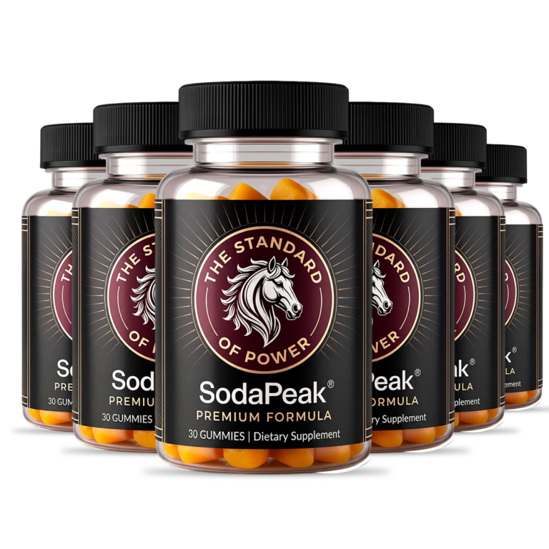 6 SodaPeak bottles